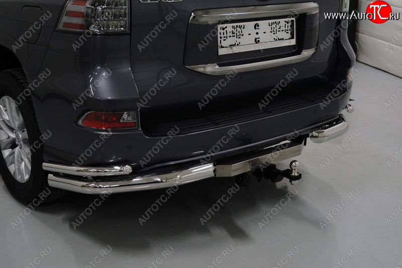 23 899 р. Фаркоп (тягово-сцепное устройство) TCC (надпись Lexus)  Lexus GX460  J150 (2019-2022) 2-ой рестайлинг (Оцинкованный, шар E - нержавейка)  с доставкой в г. Пермь