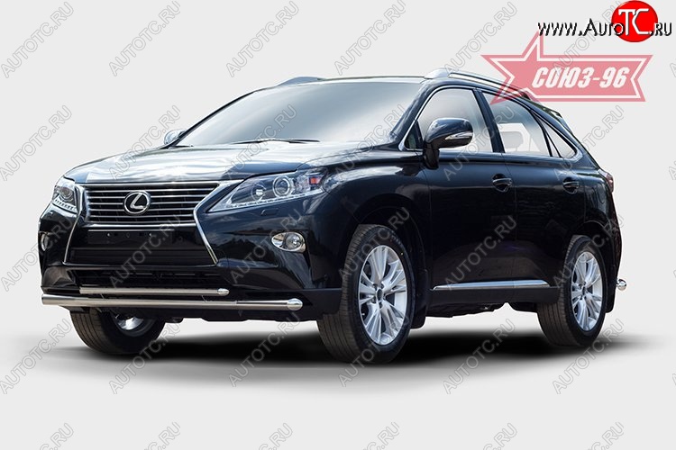 24 659 р. Защита переднего бампера одинарная Souz-96 (d60/42). Lexus RX 270 AL20 дорестайлинг (2015-2019)  с доставкой в г. Пермь
