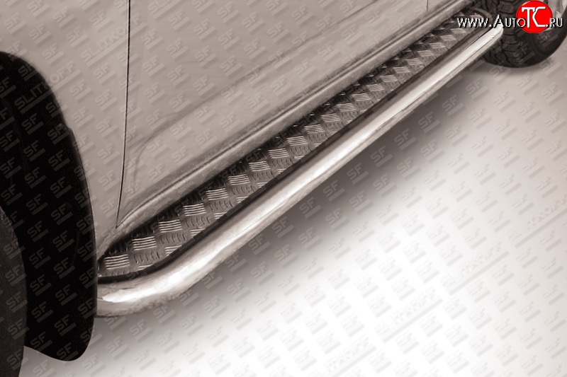 22 699 р. Широкая защита порогов Slitkoff Lexus RX 270 AL20 дорестайлинг (2015-2019)  с доставкой в г. Пермь