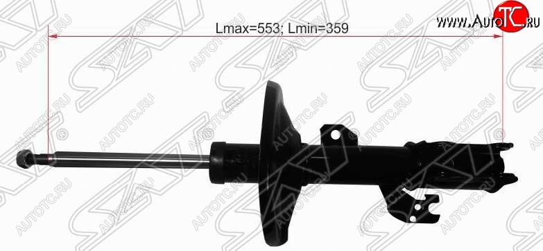 3 299 р. Левый амортизатор передний SAT (пружина конус) Toyota Camry XV30 дорестайлинг (2001-2004)  с доставкой в г. Пермь