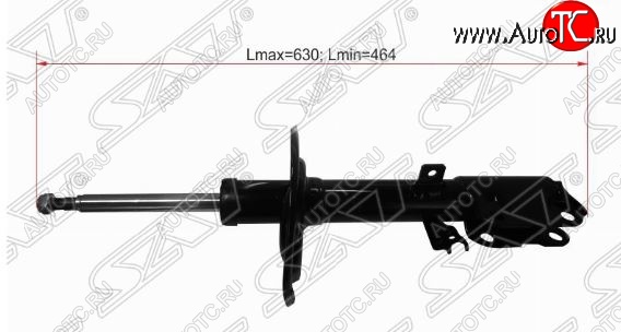 4 089 р. Правый амортизатор задний SAT (пружина бочка) Toyota Windom (2001-2006)  с доставкой в г. Пермь