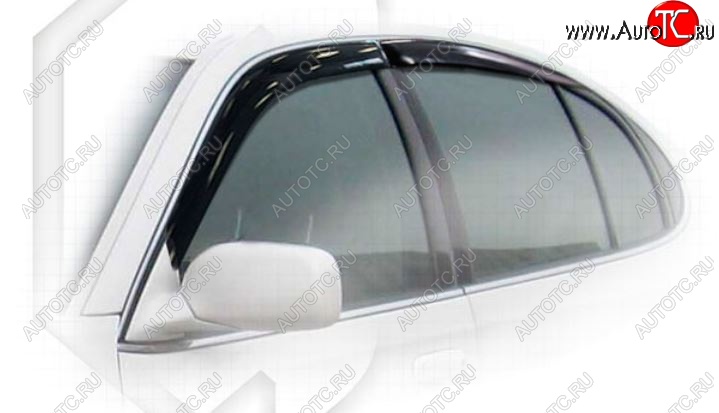 1 999 р. Дефлектора окон CA-Plastiс Lexus GS300 S160 дорестайлинг (1997-2001) (Classic полупрозрачный, Без хром.молдинга)  с доставкой в г. Пермь