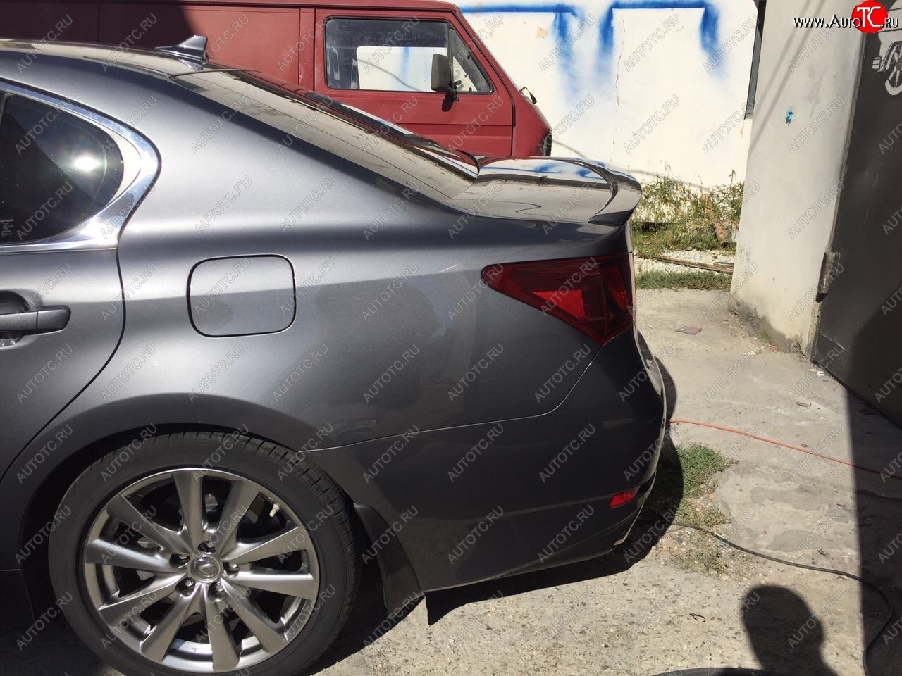 3 399 р. Лип спойлер F-Sport  Lexus GS250  L10 (2011-2016) (Неокрашенный)  с доставкой в г. Пермь