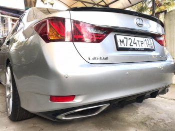 3 399 р. Лип спойлер F-Sport  Lexus GS250  L10 (2011-2016) (Неокрашенный)  с доставкой в г. Пермь. Увеличить фотографию 5