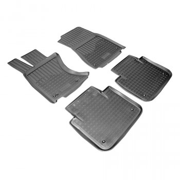 Комплект ковриков в салон Norplast Unidec (задний привод) Lexus GS250  L10 - GS450H  L10 (Цвет: черный)