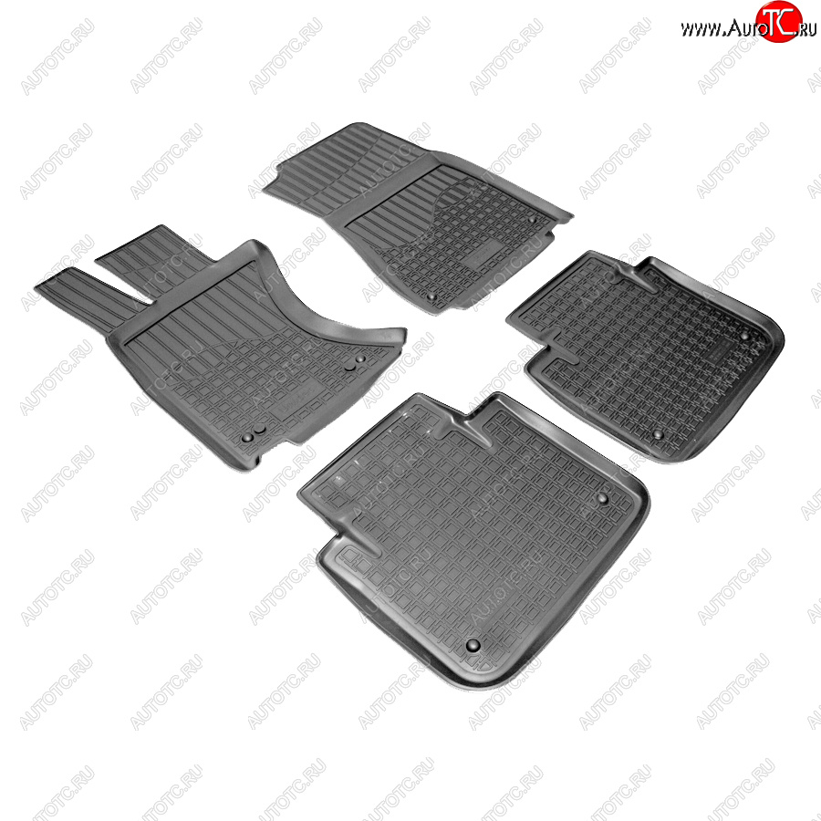 3 589 р. Комплект ковриков в салон Norplast Unidec (задний привод) Lexus GS350 L10 (2011-2016) (Цвет: черный)  с доставкой в г. Пермь