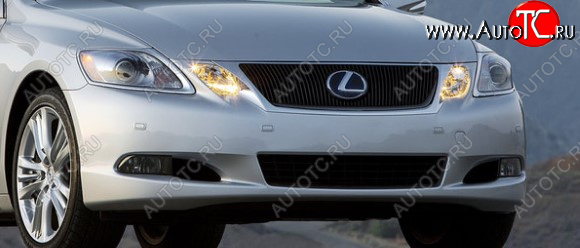 12 999 р. Передний бампер Polcar (с отверстиями под парктроник) Lexus GS300 S190 рестайлинг (2007-2012) (Неокрашенный)  с доставкой в г. Пермь