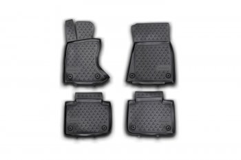 Комплект ковриков в салон (полиуретан, чёрные) Element Lexus GS350 L10 (2011-2016)