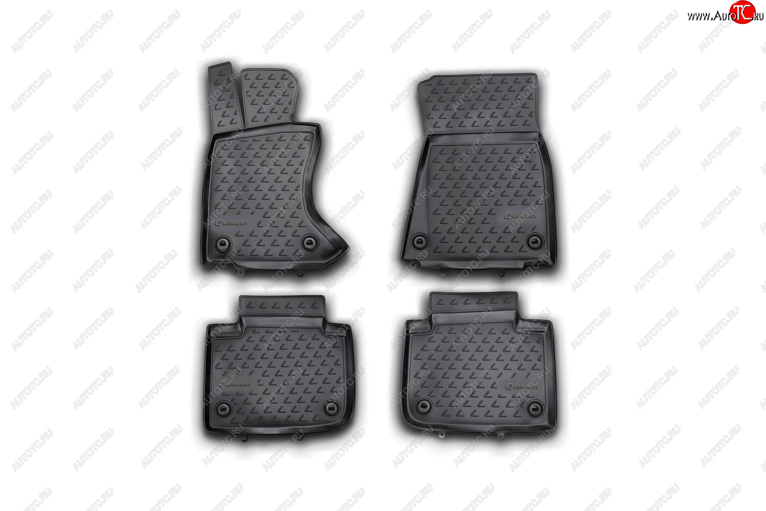 3 199 р. Комплект ковриков в салон (полиуретан, чёрные) Element Lexus GS350 L10 (2011-2016) (Чёрные)  с доставкой в г. Пермь