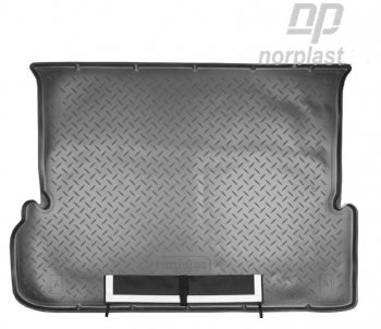 Коврик багажника Norplast Lexus GX460  J150 (2009-2022) дорестайлинг, 1-ый рестайлинг, 2-ой рестайлинг (Черный, с погрузочным ковриком (фартуком))