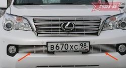 Декоративный элемент воздухозаборника Souz-96 (d10) Lexus GX460  J150 (2009-2013) дорестайлинг