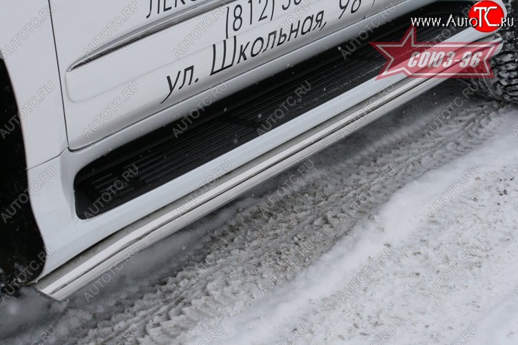 17 549 р. Защита штатных порогов Souz-96 (d60) Lexus GX460 J150 дорестайлинг (2009-2013)  с доставкой в г. Пермь