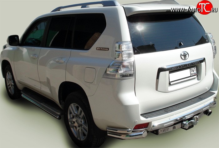 9 649 р. Фаркоп Лидер Плюс (до 2000 кг)  Lexus GX460  J150 (2009-2013), Lexus GX470  J120 (2002-2007), Toyota Land Cruiser Prado  J120 (2002-2009) (Без электропакета)  с доставкой в г. Пермь