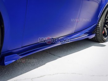 15 499 р. Накладки на пластиковые пороги (сплиттеры) MV-tuning Lexus IS250 XE30 седан дорестайлинг (2013-2016) (Неокрашенные)  с доставкой в г. Пермь. Увеличить фотографию 6