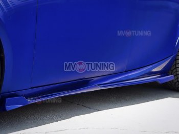 15 499 р. Накладки на пластиковые пороги (сплиттеры) MV-tuning Lexus IS250 XE30 седан дорестайлинг (2013-2016) (Неокрашенные)  с доставкой в г. Пермь. Увеличить фотографию 7
