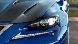 1 299 р. Реснички на фары Tuning-Sport Lexus IS250 XE30 седан дорестайлинг (2013-2016) (Неокрашенные)  с доставкой в г. Пермь. Увеличить фотографию 2