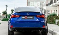 5 899 р. Лип спойлер Tuning-Sport Lexus IS250 XE30 седан дорестайлинг (2013-2016) (Неокрашенный)  с доставкой в г. Пермь. Увеличить фотографию 8