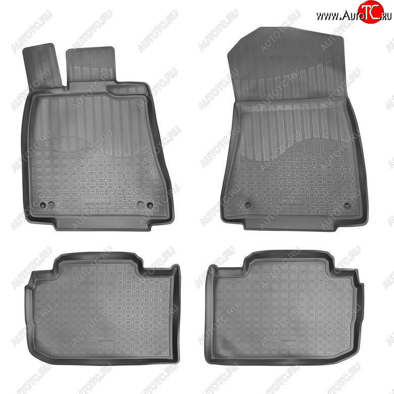 3 589 р. Комплект ковриков в салон Norplast Unidec  Lexus IS250  XE30 седан (2013-2016) дорестайлинг (Цвет: черный)  с доставкой в г. Пермь