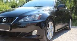 979 р. Реснички на фары RA  Lexus IS250  XE20 (2005-2013) седан дорестайлинг (Неокрашенные)  с доставкой в г. Пермь. Увеличить фотографию 3