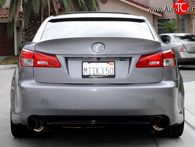 6 649 р. Лип спойлер WALD SPORTS LINE Lexus IS250 XE20 седан дорестайлинг (2005-2013) (Неокрашенный)  с доставкой в г. Пермь