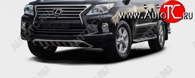 28 169 р. Защита переднего бампера Souz-96 (d42)  Lexus LX570  J200 (2012-2015) 1-ый рестайлинг  с доставкой в г. Пермь
