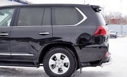 17 849 р. Защита заднего бампера (Ø63 мм, нержавейка, NOT F-SPORT/HERITAGE) SLITKOFF  Lexus LX450d  J200 - LX570  J200  с доставкой в г. Пермь. Увеличить фотографию 3