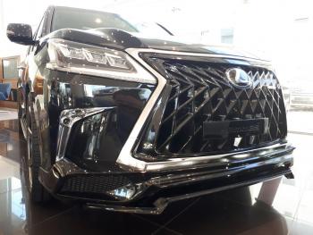 54 999 р. Юбка переднего бампера HEMMES Lexus LX570 J200 2-ой рестайлинг (2015-2022) (Неокрашенная)  с доставкой в г. Пермь. Увеличить фотографию 13