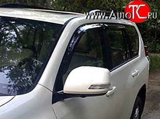 3 399 р. Дефлекторы окон (ветровики) Novline 4 шт Toyota Land Cruiser 100 1-ый рестайлинг (2002-2005)  с доставкой в г. Пермь