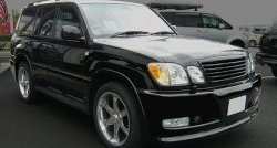18 749 р. Передний бампер ELFORD Lexus LX470 J100 дорестайлинг (1998-2002) (Неокрашенный)  с доставкой в г. Пермь. Увеличить фотографию 2