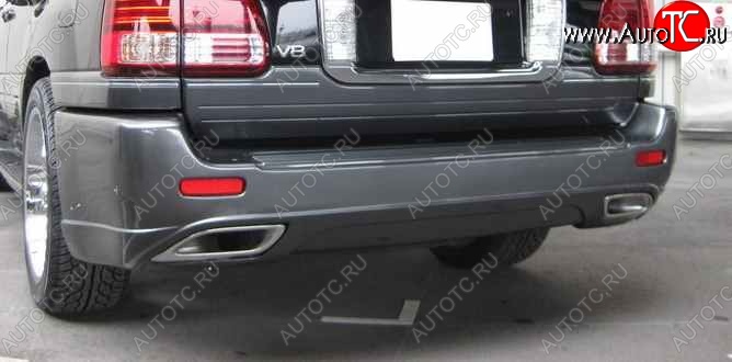 18 749 р. Задний бампер ELFORD Lexus LX470 J100 дорестайлинг (1998-2002) (Неокрашенный)  с доставкой в г. Пермь