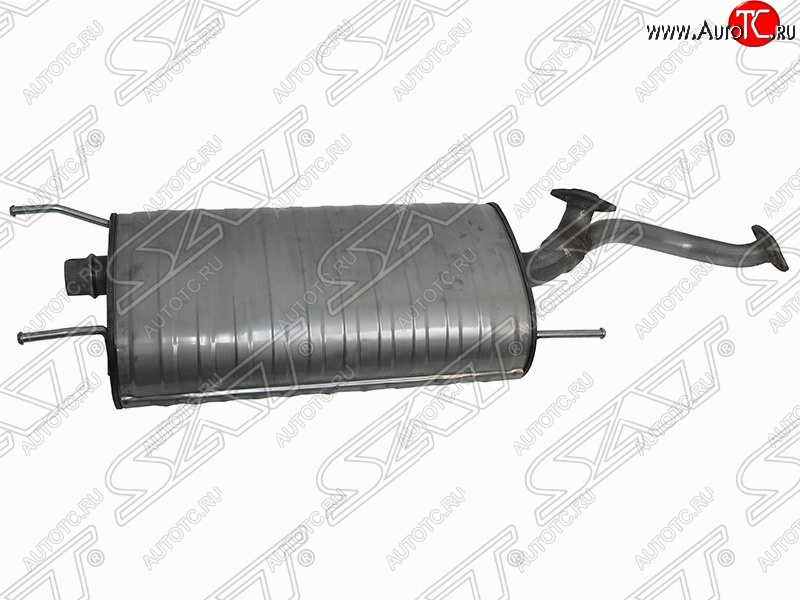 9 399 р. Глушитель (средняя часть) SAT (2UZ-FE) Toyota Land Cruiser 100 дорестайлинг (1998-2002)  с доставкой в г. Пермь