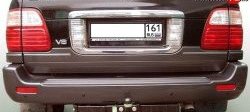10 249 р. Фаркоп Лидер Плюс (до 2000 кг)  Lexus LX470  J100 (1998-2002), Toyota Land Cruiser  100 (1998-2007) (Без электропакета)  с доставкой в г. Пермь. Увеличить фотографию 2