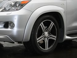 17 499 р. Накладки на колёсные арки GOLDMAN DAMD Lexus LX570 J200 дорестайлинг (2007-2012) (Неокрашенные)  с доставкой в г. Пермь. Увеличить фотографию 4