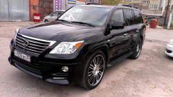 15 349 р. Накладки на колёсные арки JAOS Lexus LX570 J200 дорестайлинг (2007-2012) (Неокрашенные)  с доставкой в г. Пермь. Увеличить фотографию 4