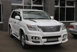 15 349 р. Накладки на колёсные арки WALD BLACK BISON Lexus LX570 J200 дорестайлинг (2007-2012) (Неокрашенные)  с доставкой в г. Пермь. Увеличить фотографию 5