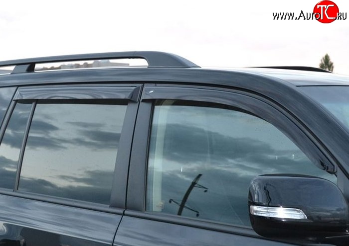 999 р. Комплект дефлекторов окон (ветровиков) 4 шт. Russtal Lexus LX570 J200 дорестайлинг (2007-2012)  с доставкой в г. Пермь