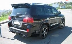 12 599 р. Накладка WALD Black Bison на задний бампер Lexus LX570 J200 дорестайлинг (2007-2012)  с доставкой в г. Пермь. Увеличить фотографию 2