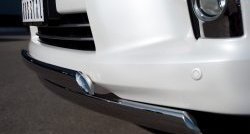 17 999 р. Защита переднего бампера (2 трубыØ75х42 мм, нержавейка) Russtal Lexus LX570 J200 дорестайлинг (2007-2012)  с доставкой в г. Пермь. Увеличить фотографию 3