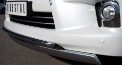23 999 р. Защита переднего бампера (2 трубыØ42 и 75х42 мм, нержавейка) SLITKOFF Lexus LX570 J200 дорестайлинг (2007-2012)  с доставкой в г. Пермь. Увеличить фотографию 3