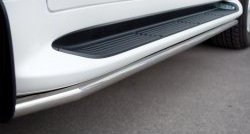 14 999 р. Защита порогов SLITKOFF из круглой трубы диаметром 42 мм (2012-н.в.)  Lexus LX570  J200 (2007-2012) дорестайлинг  с доставкой в г. Пермь. Увеличить фотографию 2