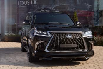 64 499 р. Решетка радиатора HEMMES Lexus LX570 J200 дорестайлинг (2007-2012) (цвет: черный матовый)  с доставкой в г. Пермь. Увеличить фотографию 4