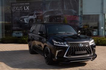 64 499 р. Решетка радиатора HEMMES Lexus LX570 J200 дорестайлинг (2007-2012) (цвет: черный матовый)  с доставкой в г. Пермь. Увеличить фотографию 5
