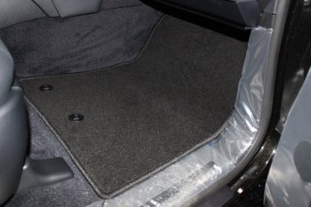 719 р. Коврики в салон Klever Premium (текстиль, 4 шт.)  Lexus LX570  J200 (2015-2022) 2-ой рестайлинг (Черные)  с доставкой в г. Пермь. Увеличить фотографию 3