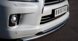 20 999 р. Защита переднего бампера (2 трубыØ76 и 42 мм, нержавейка) SLITKOFF  Lexus LX570  J200 (2012-2015) 1-ый рестайлинг  с доставкой в г. Пермь. Увеличить фотографию 2