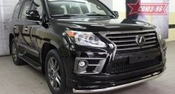 Защита переднего бампера одинарная Souz-96 (d60) Lexus LX570  J200 (2012-2015) 1-ый рестайлинг