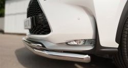 18 699 р. Защита переднего бампера (2 трубыØ63 и 42 мм, нержавейка) SLITKOFF Lexus NX200T Z10 (2014-2017)  с доставкой в г. Пермь. Увеличить фотографию 3