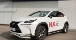 19 999 р. Защита порогов из круглой трубы диаметром 63 мм F SPORT SLITKOFF Lexus NX200T Z10 (2014-2017)  с доставкой в г. Пермь. Увеличить фотографию 5