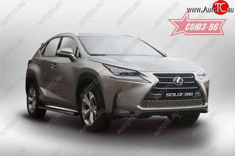8 249 р. Декоративный элемент воздухозаборника Souz-96 V2 Lexus NX300h Z10 дорестайлинг (2014-2017)  с доставкой в г. Пермь