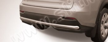 Защита заднего бампера Slitkoff (d57) Lexus NX300h  Z10 (2014-2017) дорестайлинг