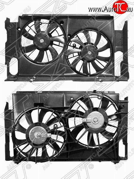 13 799 р. Диффузор радиатора в сборе SAT  Lexus NX200T  Z10 (2014-2017), Lexus NX300h  Z10 (2014-2017), Toyota RAV4  XA40 (2012-2019)  с доставкой в г. Пермь